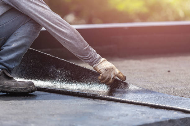 Professional Basement Waterproofing technician working in Randolph, MN